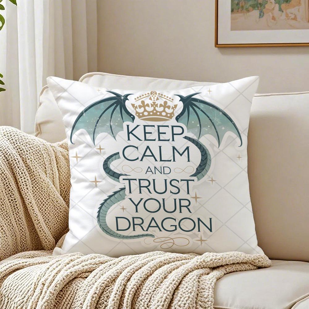 Book Epic FFourth Wing Cushion Cover Pillowcase Antidustmite Living Room Sofa Decor Cushion Room