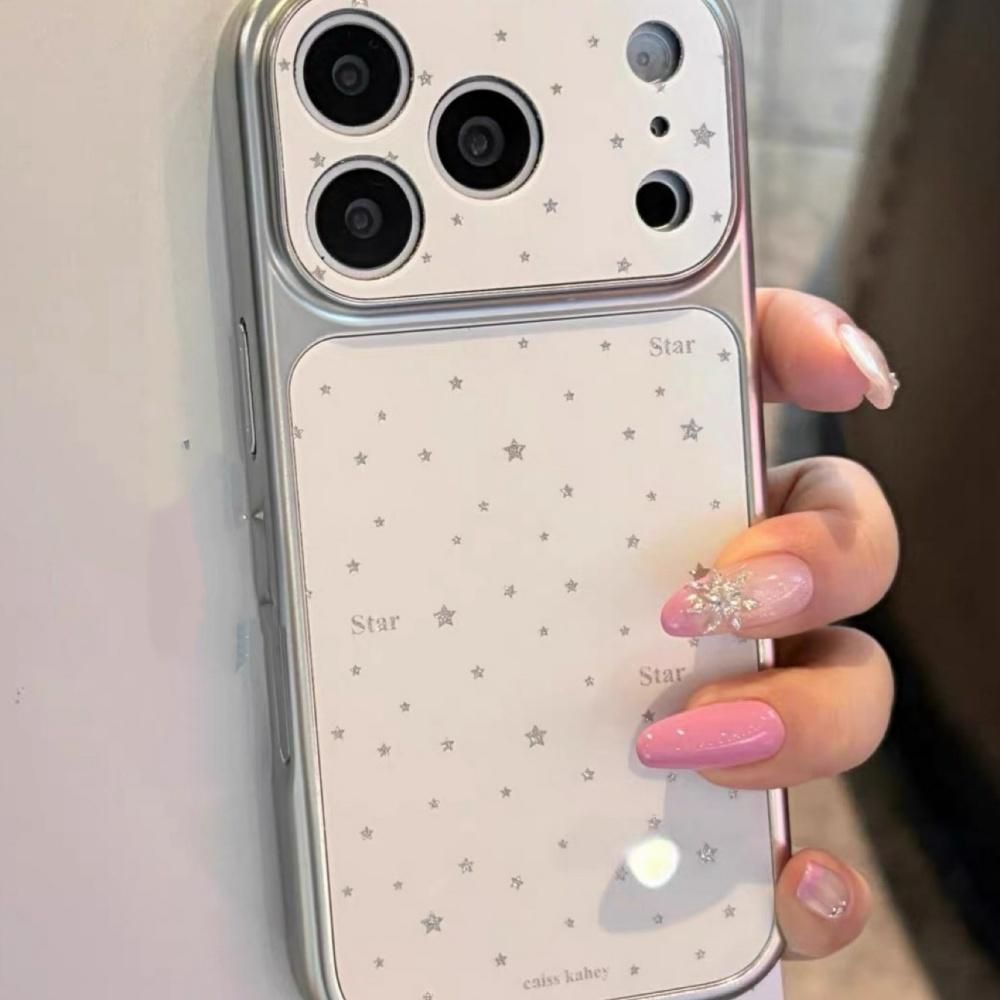 ins Korean star gilt applicable iPhone17promax mobile phone case Apple 17 new advanced 16ProMax silicone personalized 15pro anti-drop 14pro