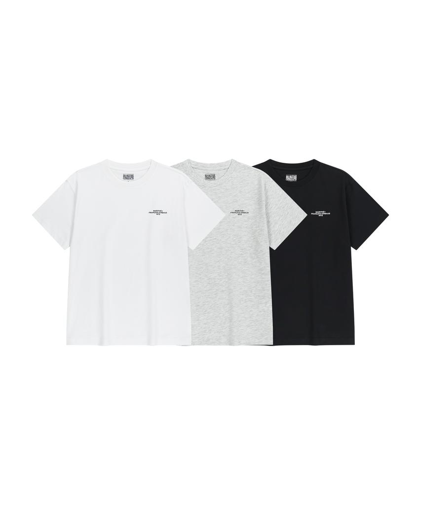 Malittepeulangsowajeobeo 3Pack Lettering Logo Tee Mix