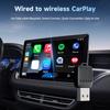 2 in 1 Wired to Wireless CarPlay Android Auto Adapter for OEM Car Stereo Plug and Play Smart Link Fast Connect Universal Adapter