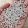 50Pcs White Purple Pink Heart Pearl Nail Decoration Hollow Charms Bulk 3D Nail Art Accessories For Women Girl Nails