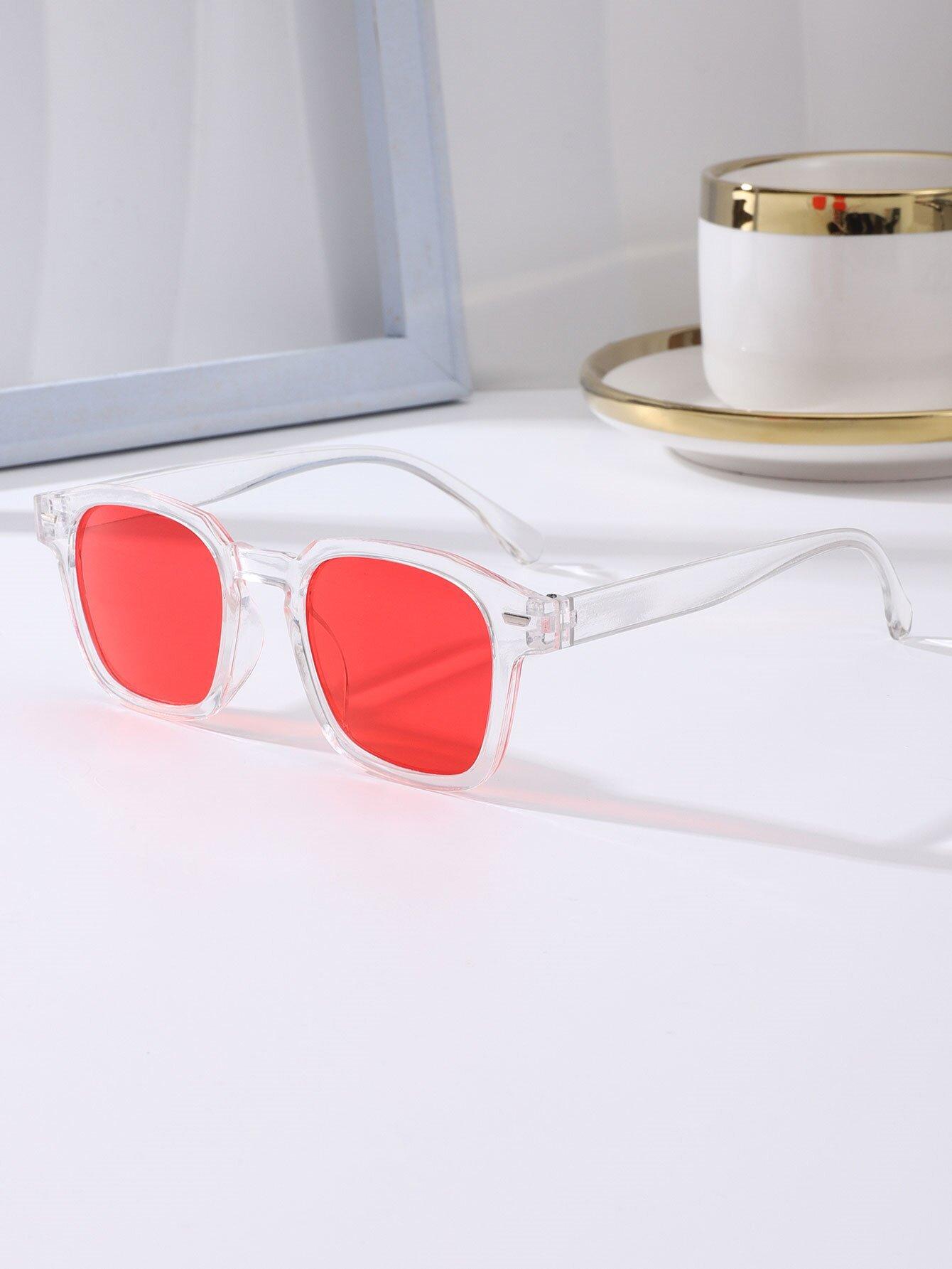 

New Rectangle Sunglasses Women Men Trendy Designer Cool Eyeglasses Female Male Small Frame Outdoor Eyewear UV400 Gafas De Sol 1PC