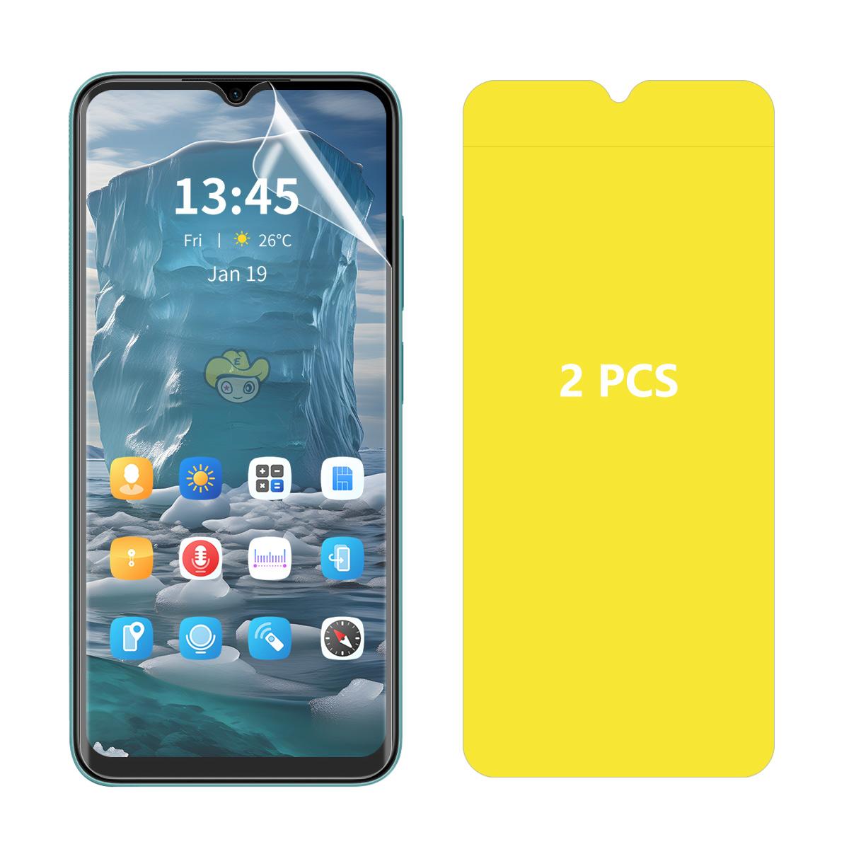 

For Samsung Galaxy A26 5G ENKAY HAT PRINCE 2Pcs Screen Protector Transparent Soft Hydrogel Film A