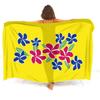 Bikini Coat Anti-Slip Sarong Hawaiian Vintage Pattern Custom Floral Print Polynesian Sarong Summer Beach Soft Shawl