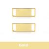 2 Pcs Blank for AF1 Shoelaces Buckle Shoes Decorations Sneaker Kit Metal Buckle Stylish and Suitable for All Kinds of Flat Laces