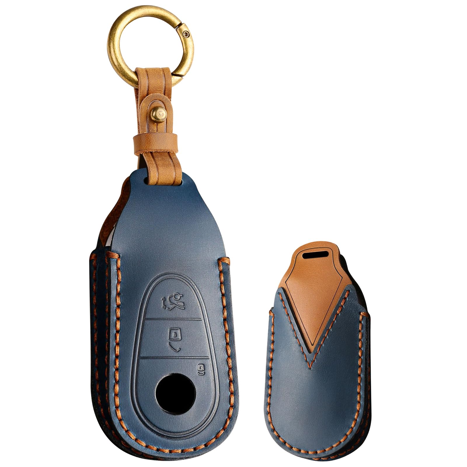 

[TECART] Mercedes Benz Key Case Key Cover Key Holder for Mercedes Benz W206 W223