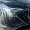 Universal Car Transparent Cover Waterproof Dustproof Lightweight UV Protection Thin Portable Rain Cover for Auto Type2