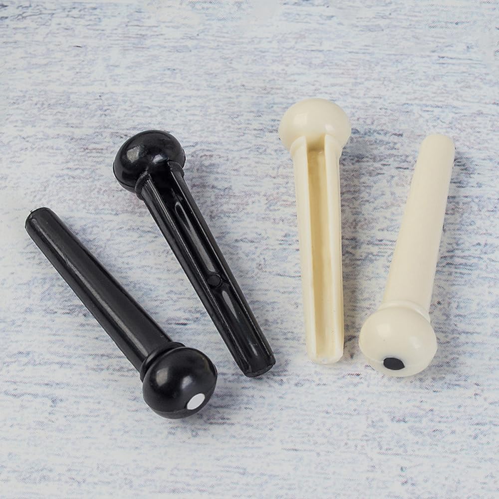 LIANHATA Bridge Pins for Acoustic End Set of Replacement for Guitar String Pin Remover Includes Bridge Pin Replacement Easy Replacement Guitars, Pins,