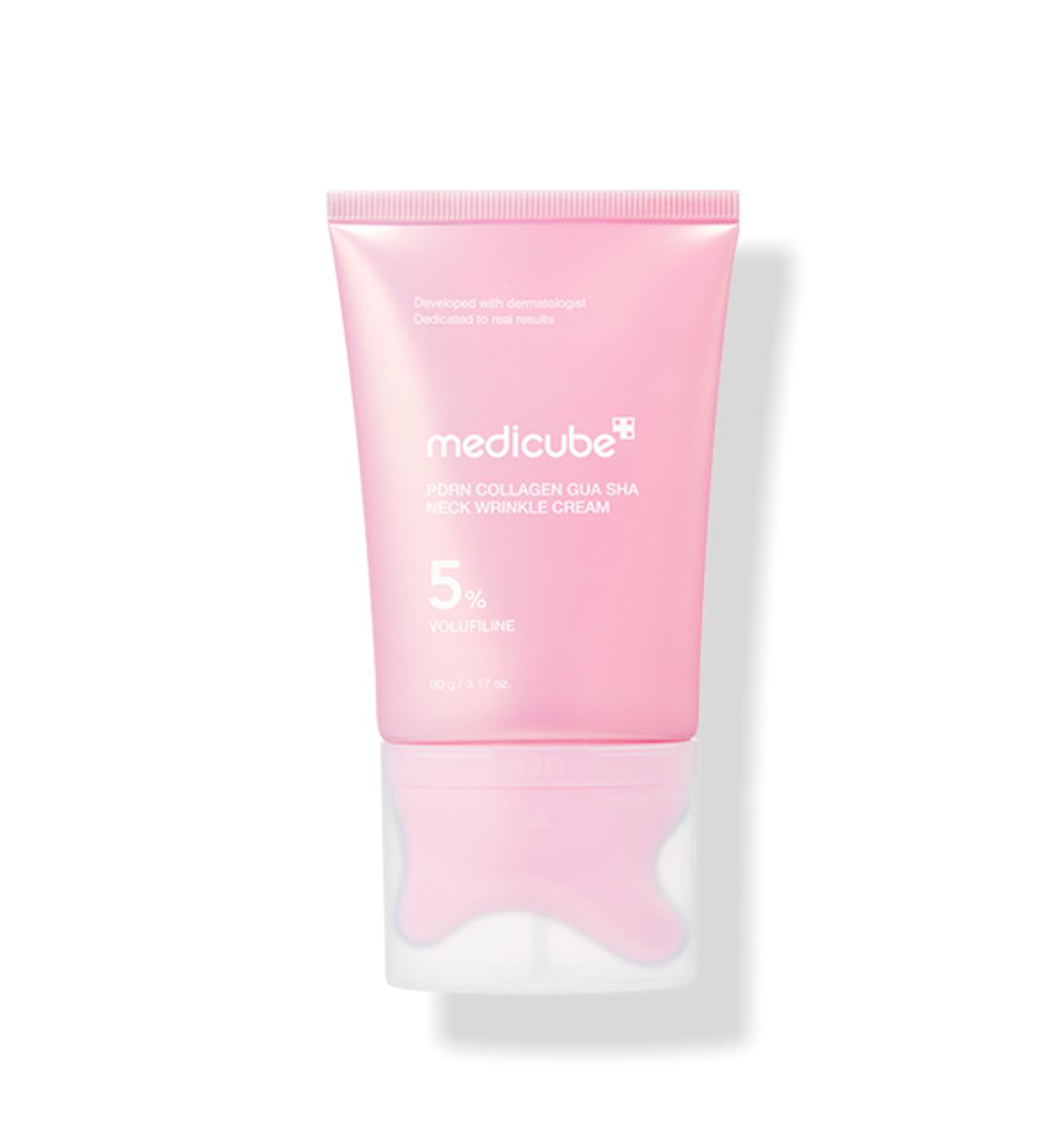 Medicube PDRN Kolagénová Gua Sha Krém na krk Volufiline 5% 90g white