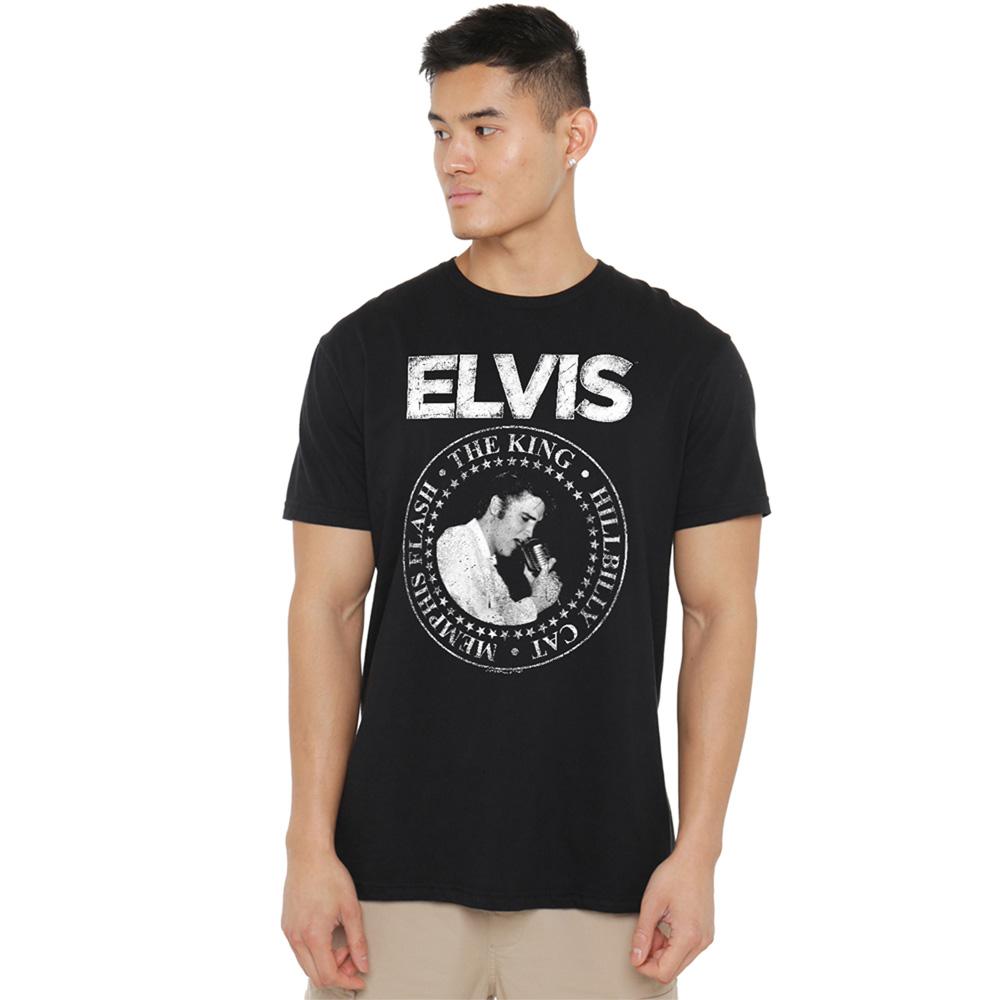 Elvis Presley Unisex Erwachsenen Rock King T-Shirt
