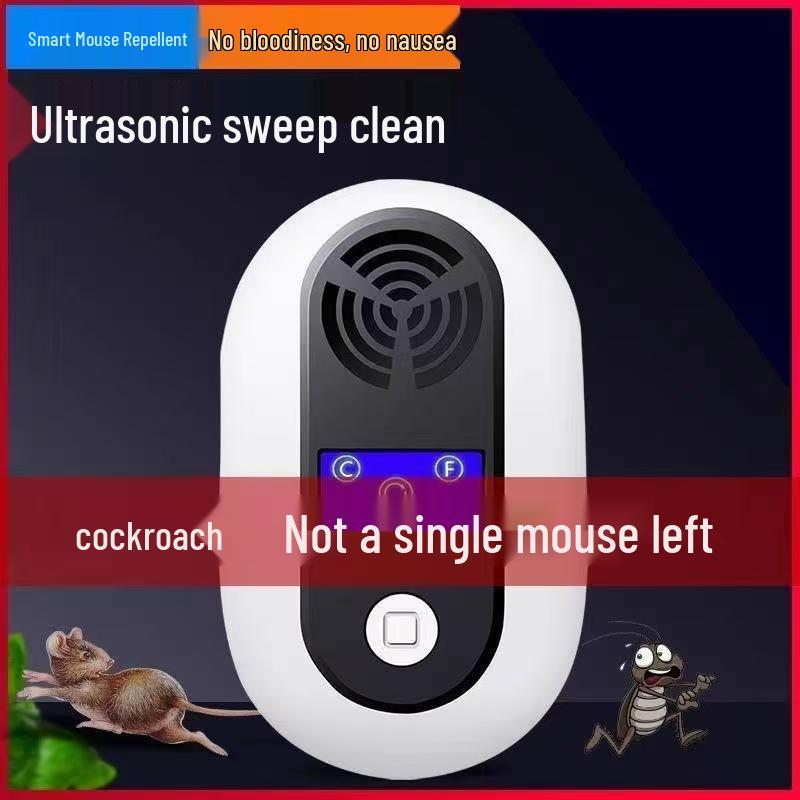 High-Efficiency Ultrasonic Rodent Repeller: Silent Electronic Pest Control for Cats & Homes