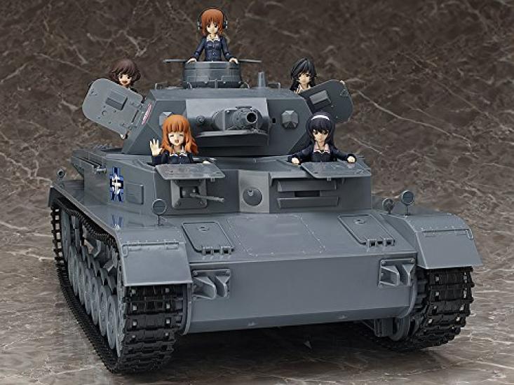 Figma Girls Panzer Fahrzeuge Panzer IV Typ D Main Battle Spezifikation Maßstab ABS vormontiert Elektromodell & 1/12