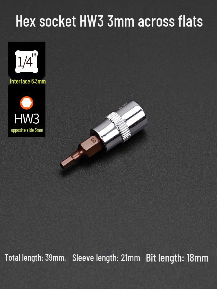 Compact Hex Torx Socket & Phillips Screwdriver Set, T30 Flower Bit