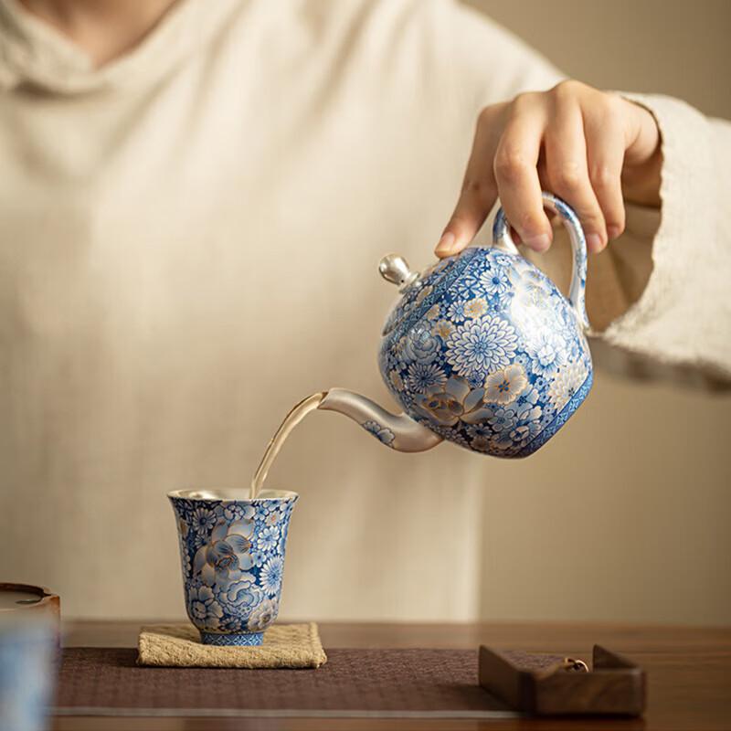 Chaxun 'Beauty Series' Gilded Porcelain Teapot Set