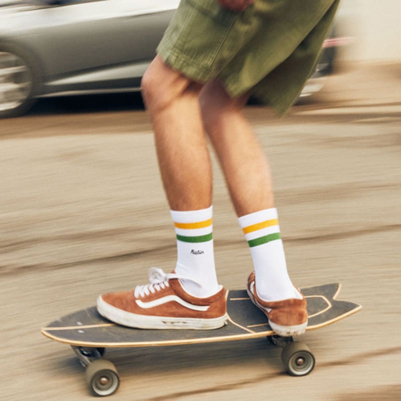 KATIN Felix Socks - Gold/Green