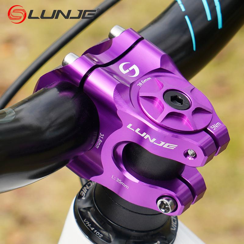 Attacco Manubrio CNC per Mountain Bike 31.8mm MTB Bici da Strada Corto Potenza Lega di Alluminio Alta Resistenza Riser per Salita