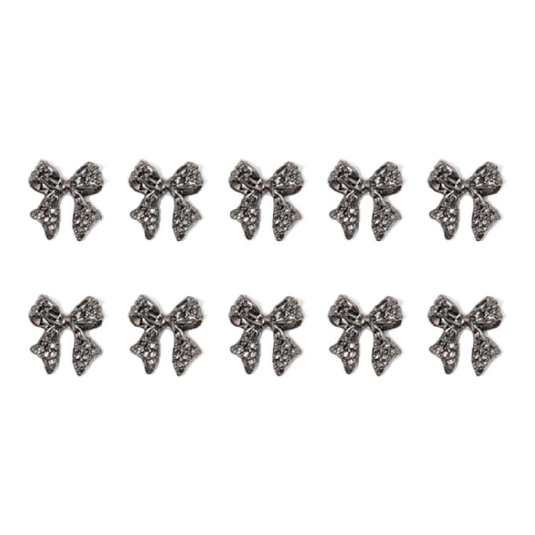 3D Metal Bows Nail Charms Nail Jewels Ribbow Bowknot Nail Art Decorations Nail Stud Nail Art Accessories for Women Girls