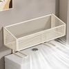 Multifunctional Toilet Shelf Black White Hole Free Installation Toilet Storage Rack Storage Organizer Iron Toilet Organizer