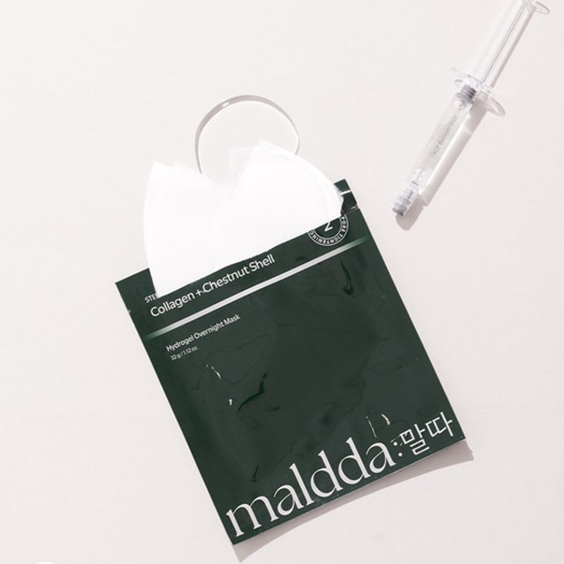 maldda [2STEP] Collagen Yulpi Hydrogel Overnight Mask & Booster Shot Set 1SET - 3 masks + 1 booster