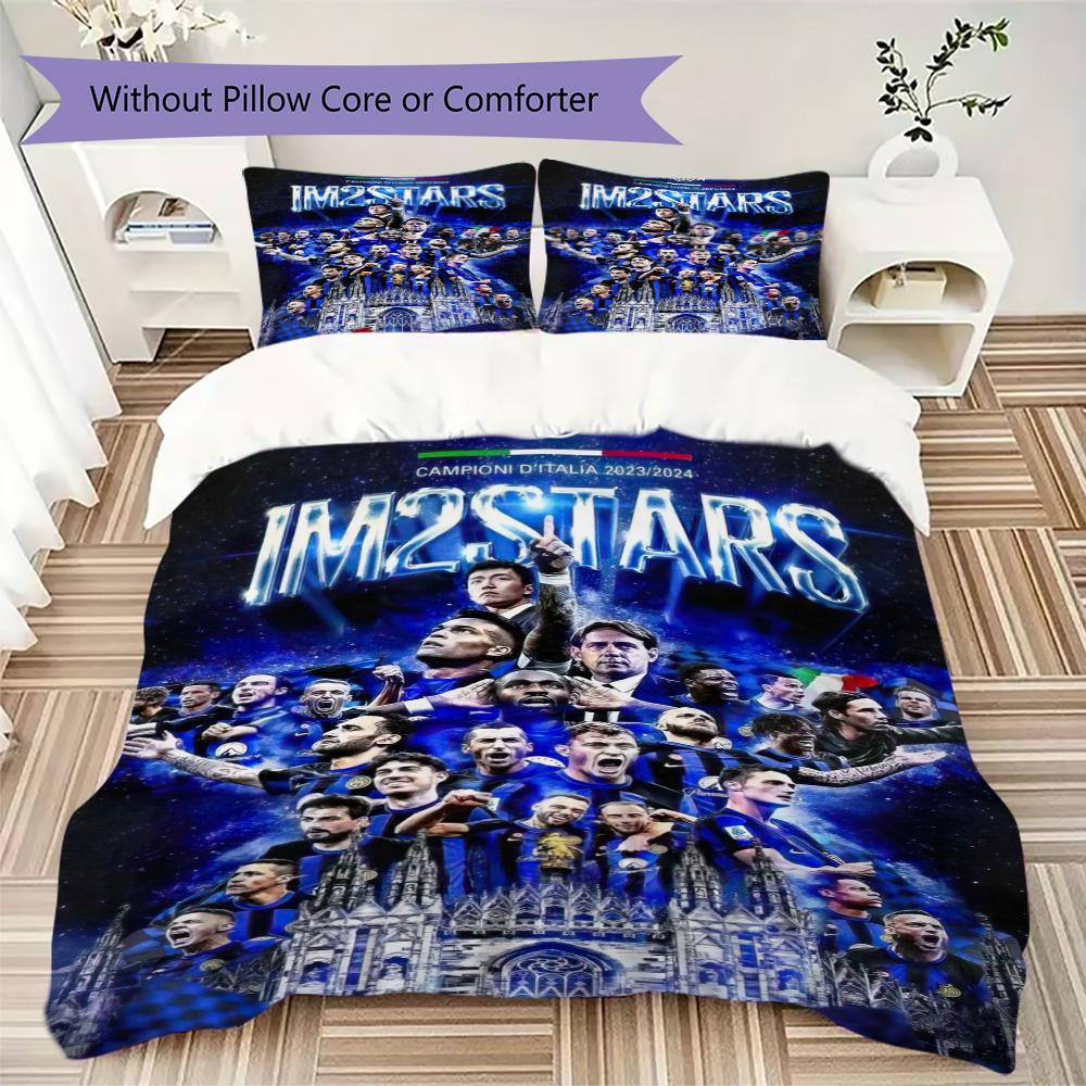 Famous F.C. Internazionale Milano football player Lautaro Martínez Home Decoration Soft Bedding Down Pillowcase Duvet Cover (without core) L10