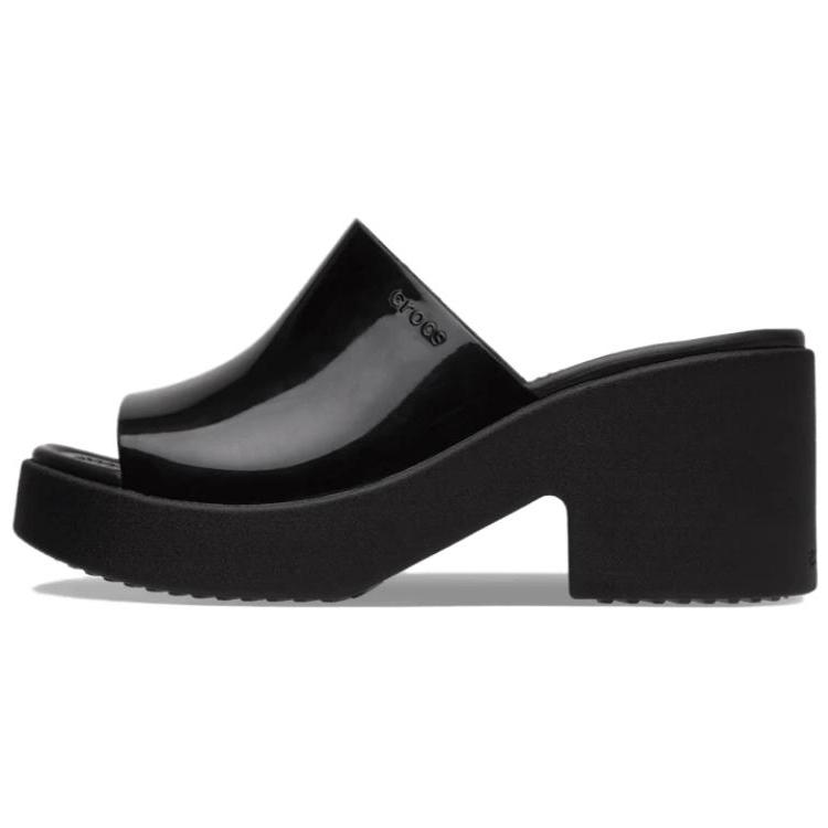 Crocs Brooklyn Simple Comfortable Slide Sandals Women Sandals Black 209709-001