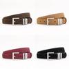 Genuine Leather Womens Belt With Silver Pin Buckle For Office Wear And Fashion