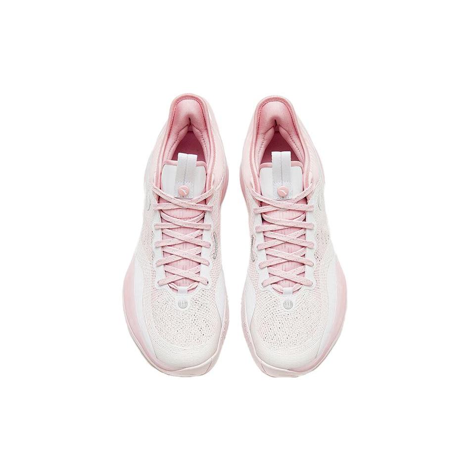 Anta Three point Rain1.0 Cherry Blossom Cushioning Slip Resistant Cushioning Slip Resistant Low top Basketball Shoes 922411102S-2