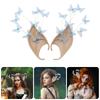 Elven Ears Fairys Ears Elves Ears with Butterfly Alien Ears Pointed Ears for Party Cosplay Ears