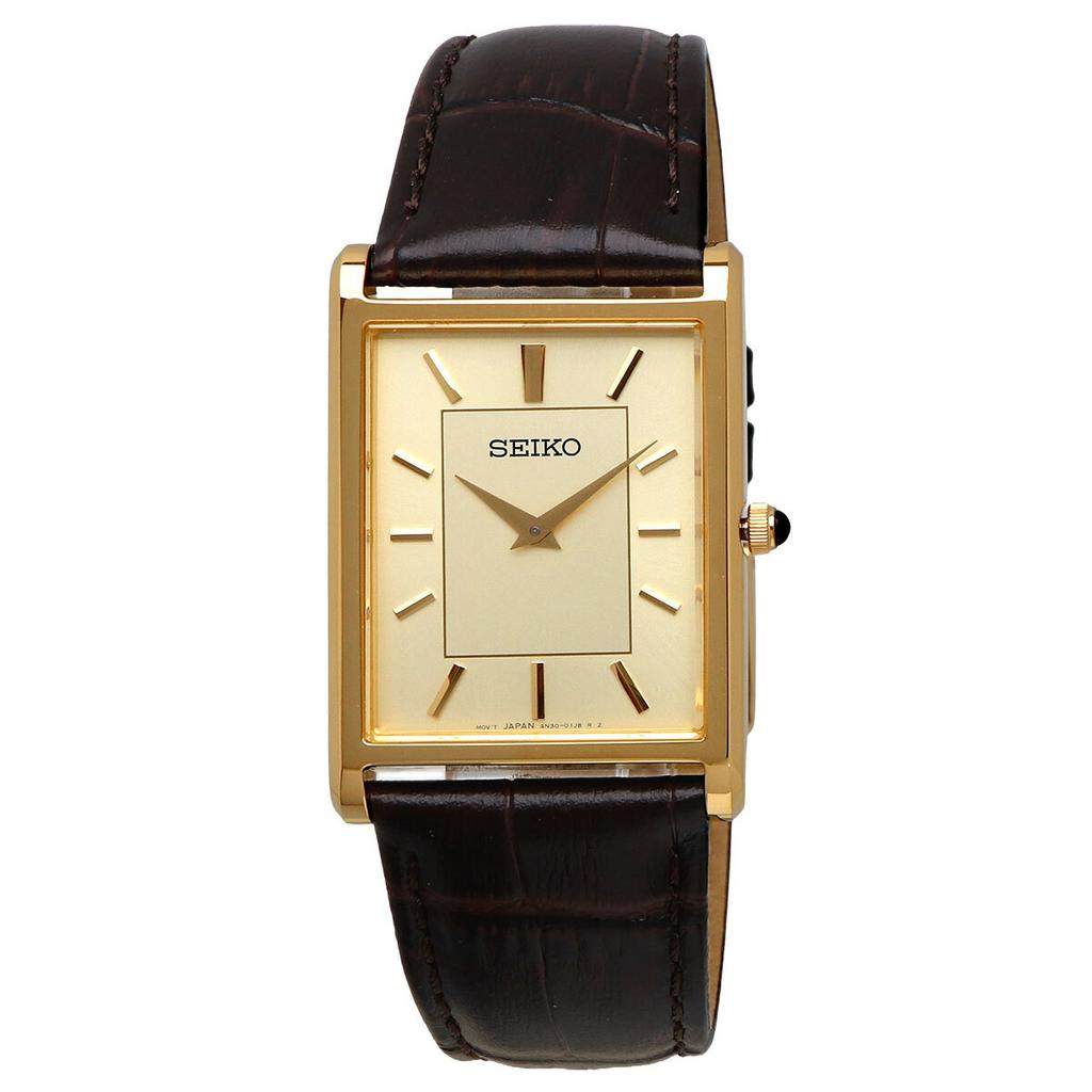 SEIKO Watch Essentials Quartz Sapphire 5 ATM Water Resistant Simple Watch SWR106 Overseas Model Men's [ d]