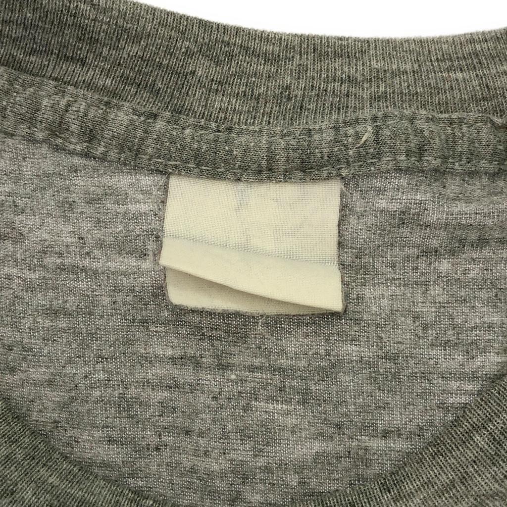 US ARMY 90s 00s Old Print Pattern Short Sleeve T-shirt Gray Back Print Men's Used