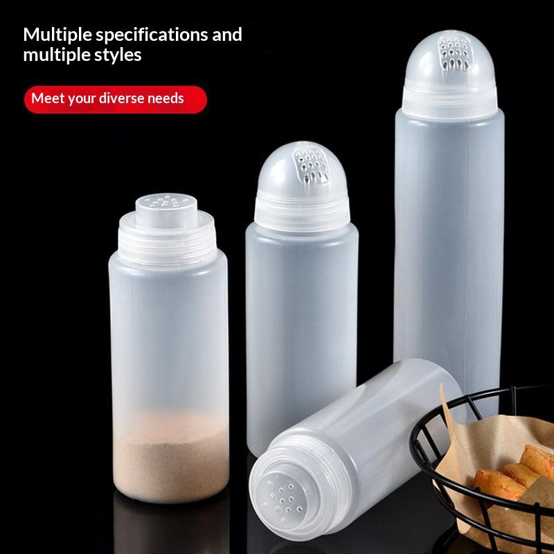 Plastic Spice Jar With Shaker Lids 400/600ml Leakproof Seasoning Container for Home Kitchen Daily Storage