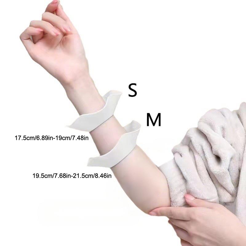 1Pairs S/M/L Silicone Wrist Washing Belt Soft Wristbands For Washing Face Water Washing Prevent Wetness Wrist Washband