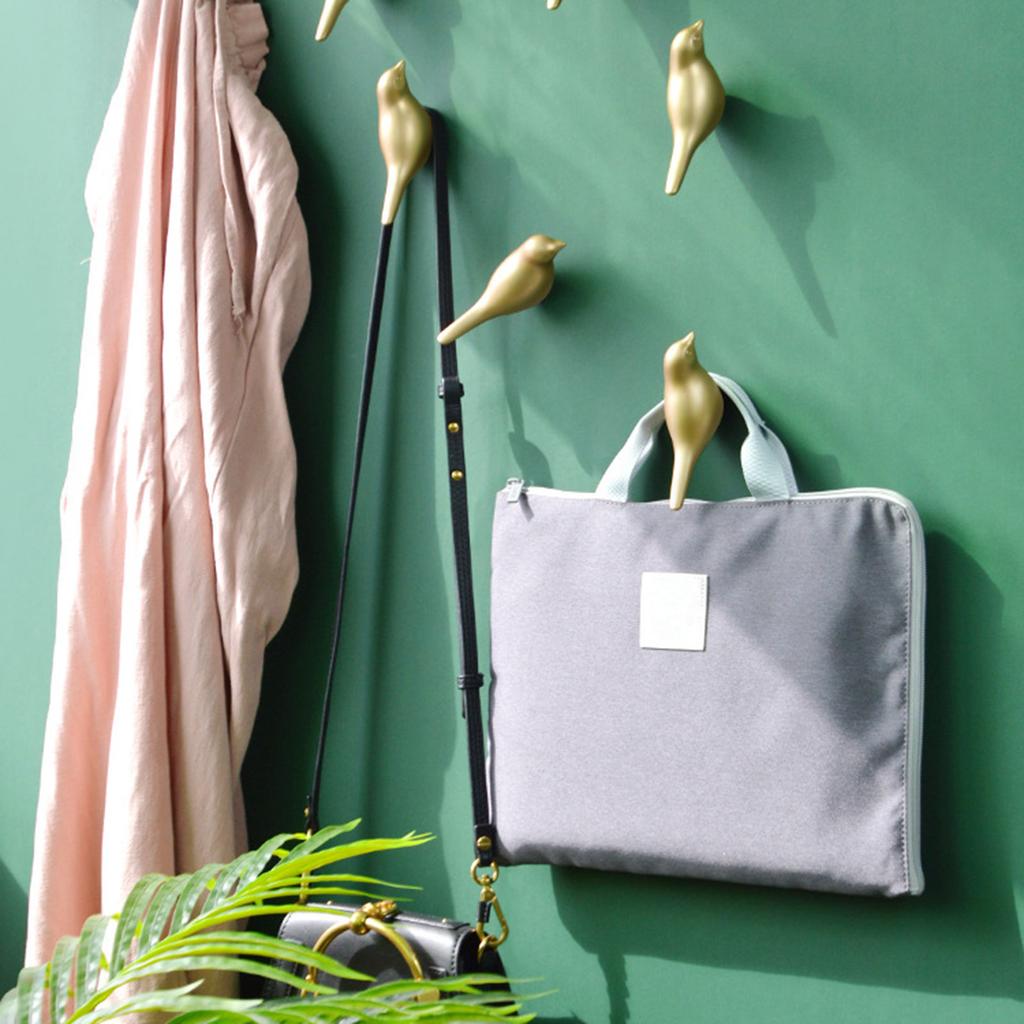 Resin Hook Cartoon Cute Color Bird Animal Hook Electric Drill Punching Hook for Kitchen Living Room Bathroom Bedroom