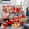 1pz Una Pezzo Monkey D Luffy Coperta in Flanella Fantasia Adatta a Tutte le Stagioni per Arredamento Casa Calore e Comfort Regali Regalo Festivo
