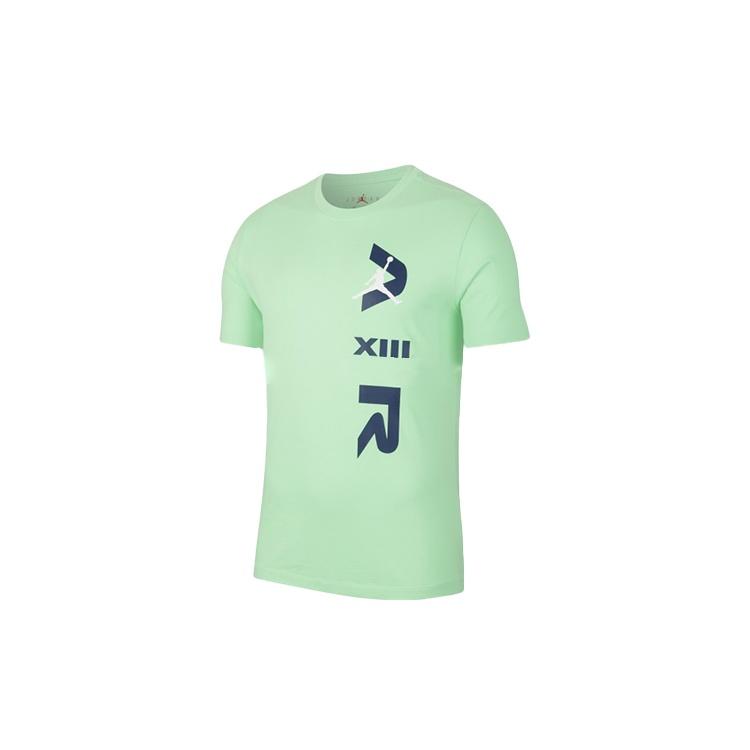 Nike AS Men s J LGC AJ13 SS Tee 1 ILLUSION Green CW0796-350 M