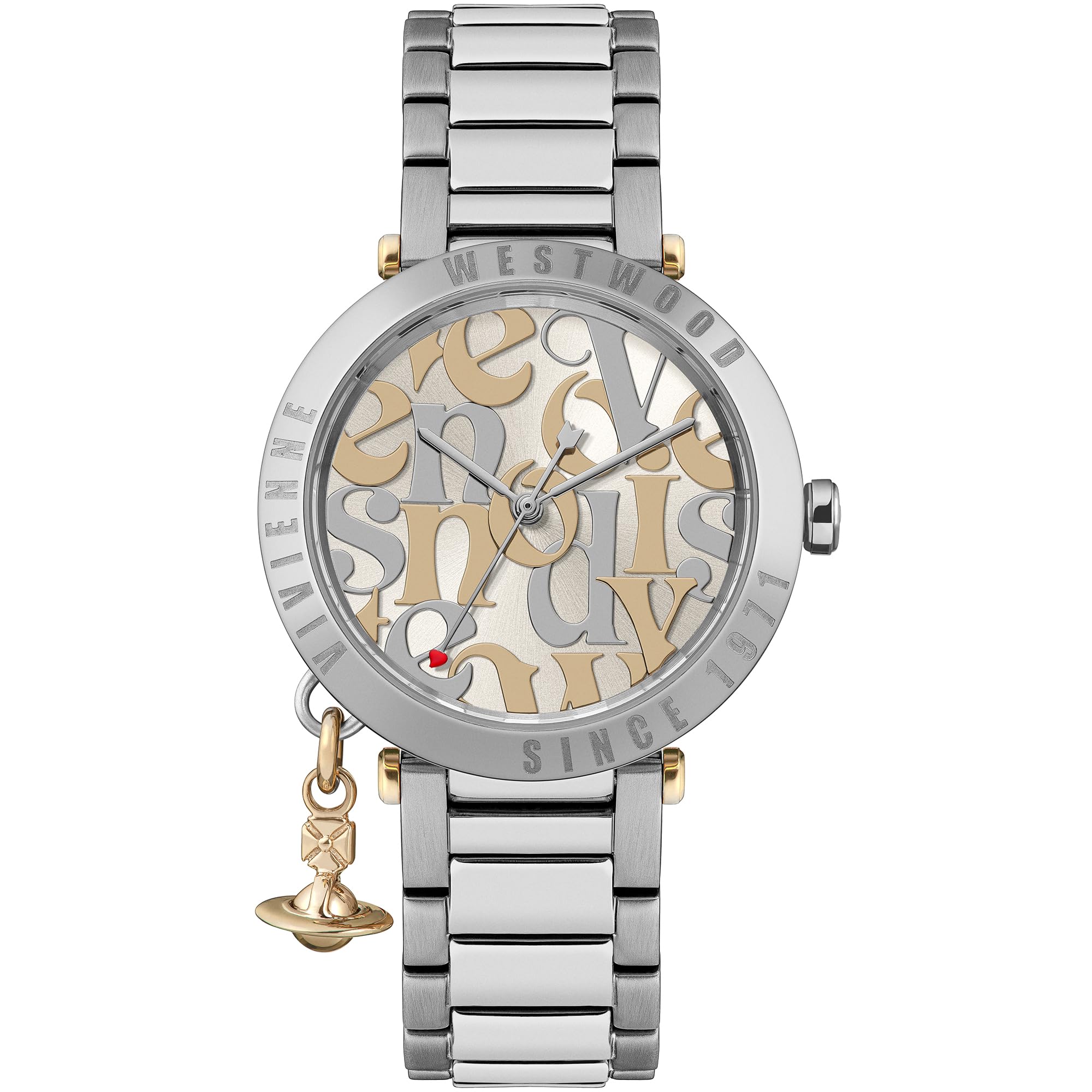 

Vivienne Westwood Orb Logomania 32mm Women s Quartz Watch, Silver, with Bracelet