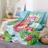 S-Strawberry Themed Blanket, Multi-purpose Blanket, Suitable for All Seasons, Christmas Gift, Perfect Gift for Family and Friend