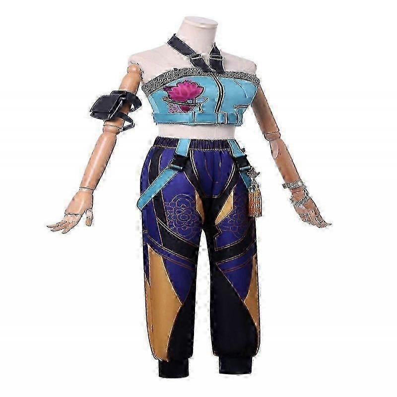 Kpop Demon Hunters Cosplay Kostymesett Rumi Mira Zoey Halloweenfest Fancy Dress For Kvinner Jenter