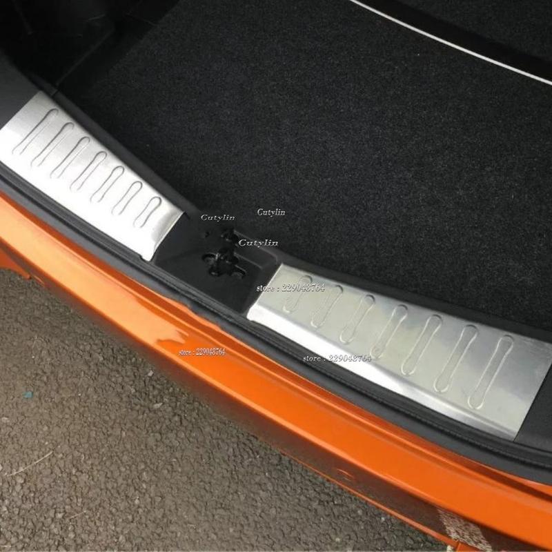 For Nissan Note E12 E-power 2016- Stainless Steel Car styling Inner Rear Bumper Protector Sill Trunk Tread Plate Trim 2pcs