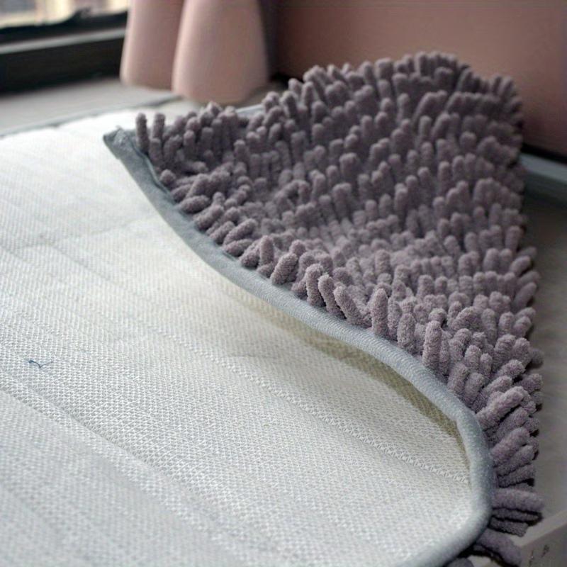 Sheneyron Long-haired Floor Mat, Waterproof and Slip-resistant Floor Mat for Bathroom Entrance Carpet