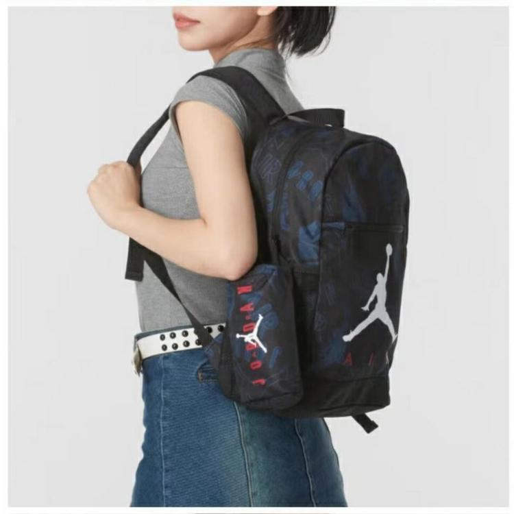 New Jordan Polyester Backpack Regular Unisex Black DJ5649-013