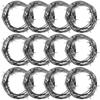 98 Foot Silver Fake Rusted Barbed Wire Decoration 12 Pcs Halloween Plastic Barb Wire Decoration Prop Western Decor Rusty Western