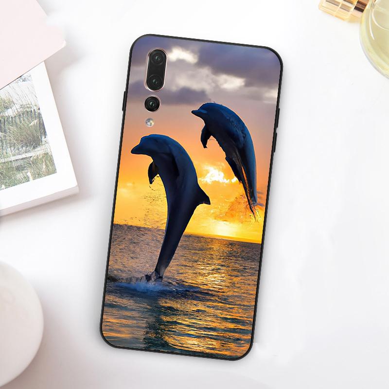 Dolphin For Huawei Nova 5T 9 10 SE 7i 8i 11i 12i Y73 Y90 Y70 Y72 Y61 Y91 Y60 P20 P40 P30 Lite Case