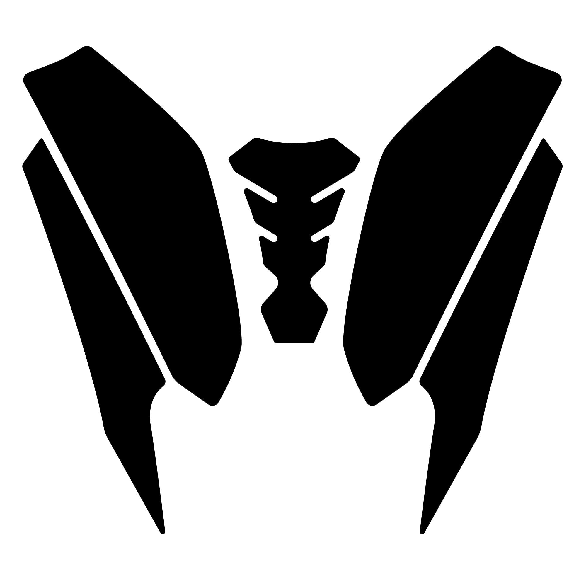 

World Walk G2 Protection Tank Pad Exclusive Black YZF-R7 g2-62 чёрный