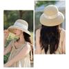 Dome Weave Hat Boho Women's Sun Hats Sweet UV Protection Cap  Holiday
