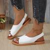 Fashion Fashion Women Sandals 2025 New Rome Style High Quality Summer Lightweight Designer Shoes Retro Buckle Beach Sandals for Women
