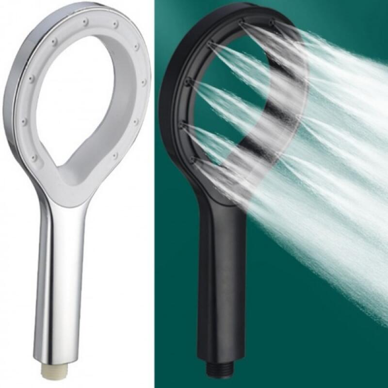 Showerhead with shower head and water pressure booster No. 01. Heavy Rain Shower Head Silver