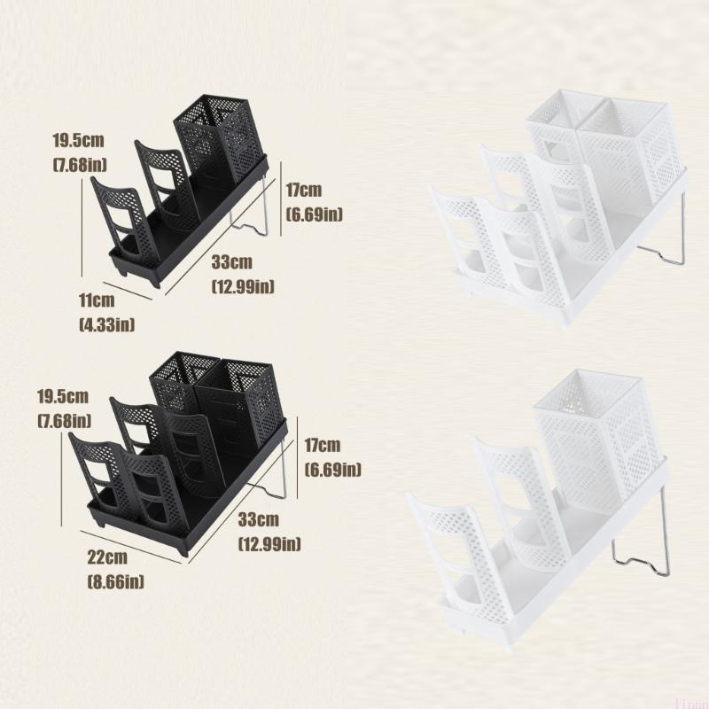 Modern Coffee Station With Removable Compartments Cup Holder Perfect For Kitchen Offices Or Cafe Use