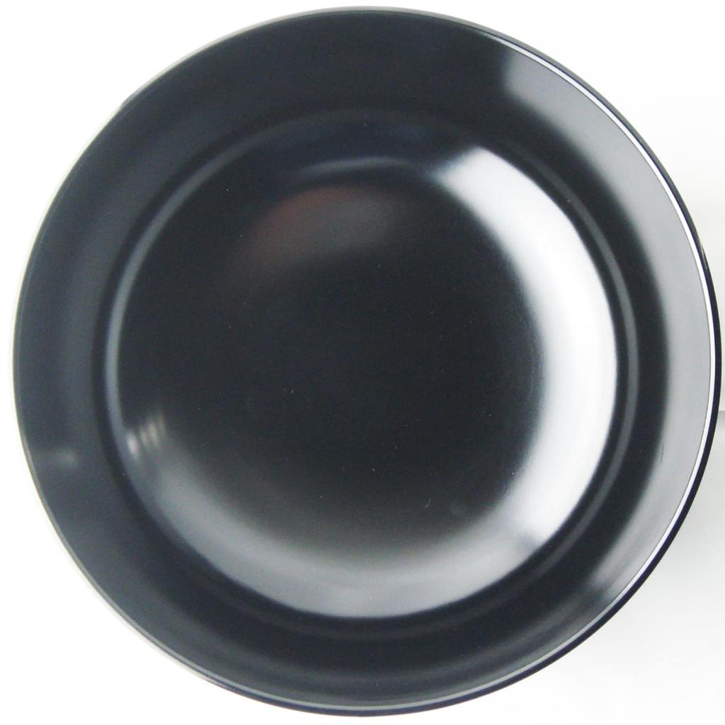 Nagao Unbreakable Ramen Extra Solid Dishwasher Made in Japan Bowl, Large, 1900ml, Black, Megamoridon, Safe,