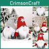Charming Christmas Decor With Star Forest Doll Creative Faceless Santa Figurine